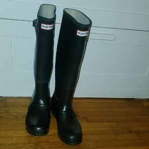 Hunter Classic Black Waterproof Boots 7